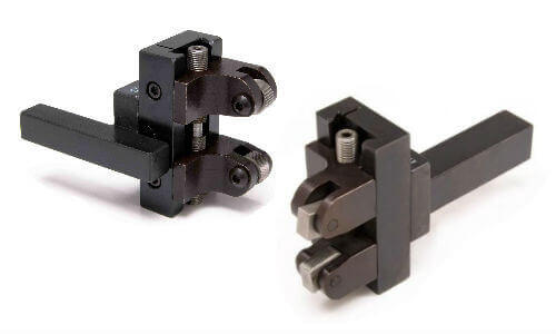 Aloris AT-20 Combo CNC Bar Puller Shown With Optional Knurls